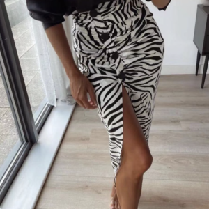 Midi skirt with buttons #YX15092021