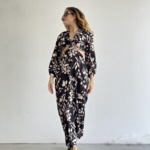 Maxi Dress with cut #YX10092021