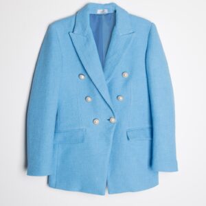 Textured Double-Breasted Blazer #CP78507