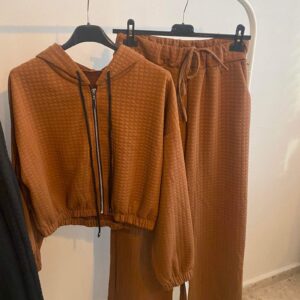 Lounge set with crop jacket #FNY3511900-10162