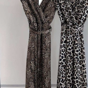 New pleated animal print dress #FNY15289929