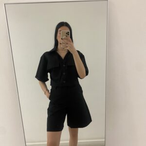 New lumina crop shirt with pocket #FNYLM8588