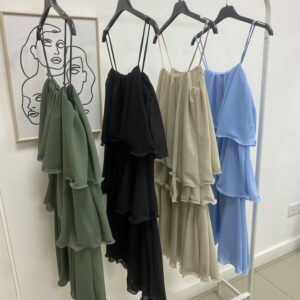 Νέο μίνι φόρεμα με βολάν #CW33739