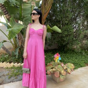 Νέο φόρεμα τιράντα με δέσιμο στους ώμους #CW33330