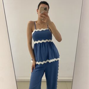 Νέο σετ 2 κομμάτια με ρίγα στο πλαι #FNY35286-15063