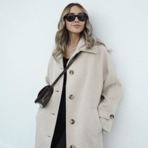 Νέο teddy effect παλτό #HF24K54492