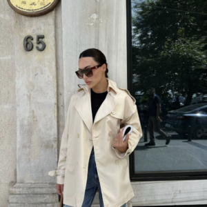 Νέο σακάκι με ζώνη στη μέση #HF23K54254