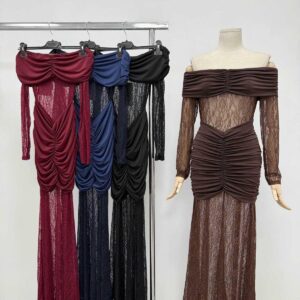 Νέο φόρεμα off the shoulder με δαντέλα #FNYAW32006